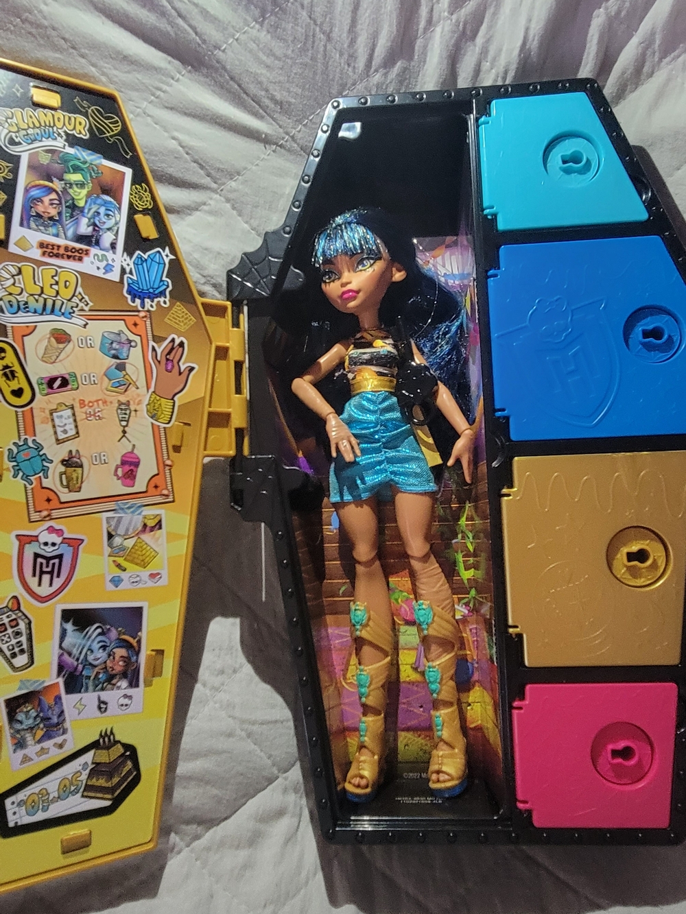 monster high Cleo De Nile Doll - Blue, Gold & Pink Accents